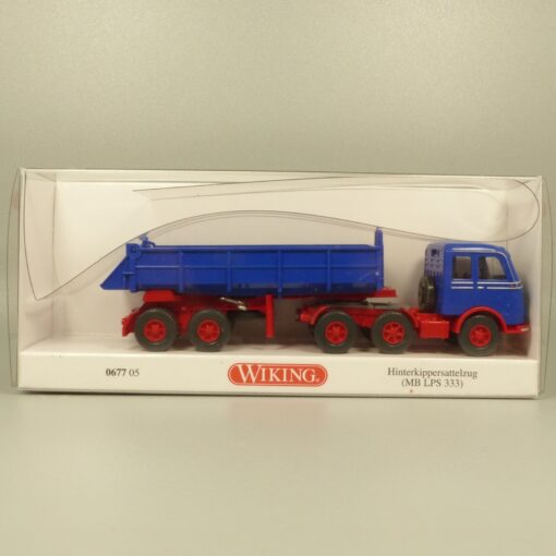 Wiking 1:87 067705 MB LPS 333 Hinterkippersattelzug in OVP EX7146 – Bild 4