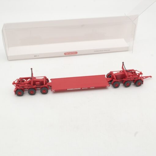 Wiking 1:87 0851 33 Scheuerle Tiefladeanhänger Rosenkranz in OVP RR3358 – Bild 3