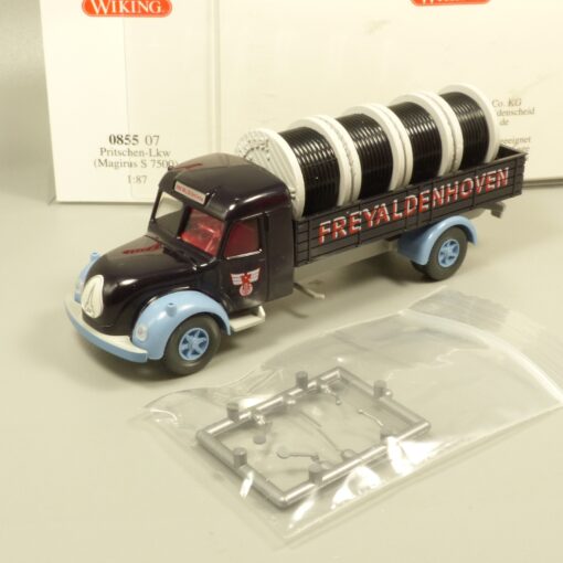 Wiking 1:87 085507 Magirus S 7500 Pritschen-LKW Freyaldenhoven in OVP EX7173