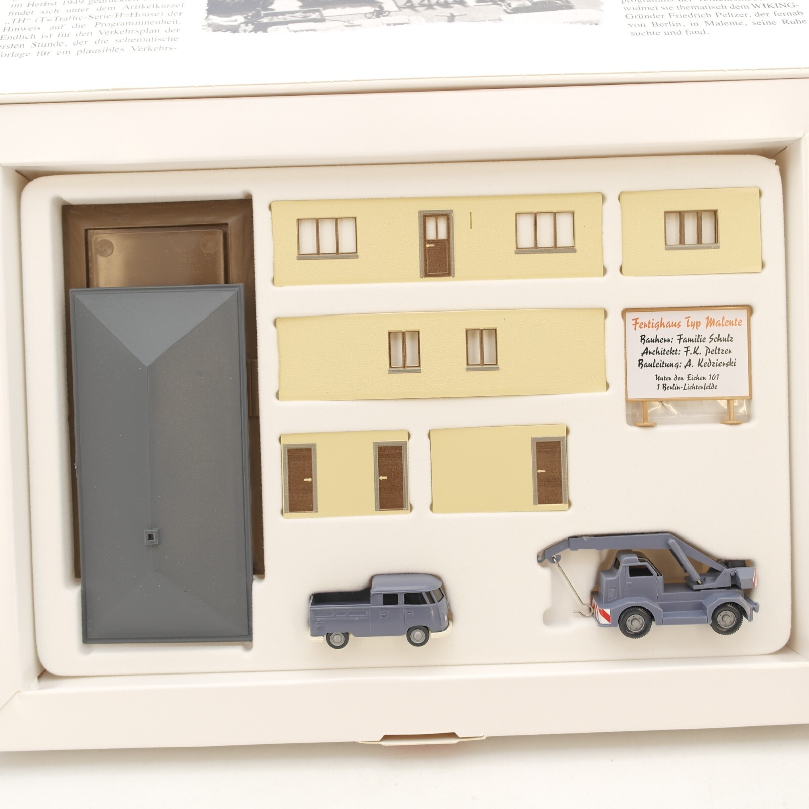 Wiking 1:87 0990 85 Traum vom Landhaus Meilensteine neuwertig in OVP RG8236 – Bild 3