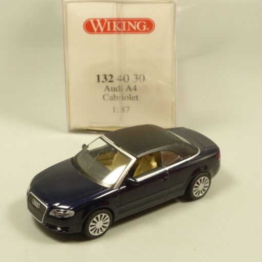 Wiking 1:87 1324030 Audi A4 Cabriolet metallic in OVP EX5863