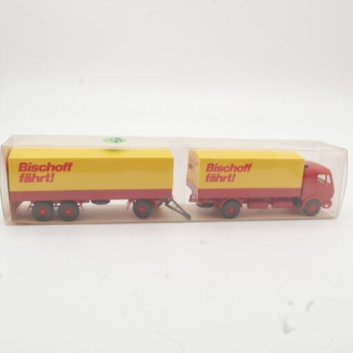 Wiking 1:87 24455 MB 1632 Fernlastzug Bischoff fährt in OVP QR5068 – Bild 3