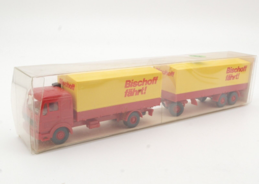 Wiking 1:87 24455 MB 1632 Fernlastzug Bischoff fährt in OVP QR5068