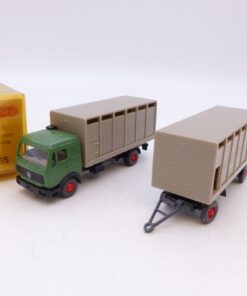 Wiking 1:87 25565 Mercedes Benz 1628 Viehtransport-Fernlastzugzug in OVP RG4062