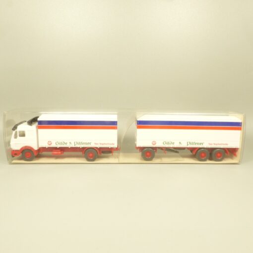 Wiking 1:87 30455 Mercedes Benz 1632 Hängerzug Gilde Pilsener in OVP EX5969
