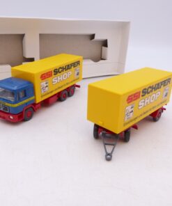 Wiking 1:87 47150 MAN Koffer Fernlastzug Schäfer Shop in OVP RG4048
