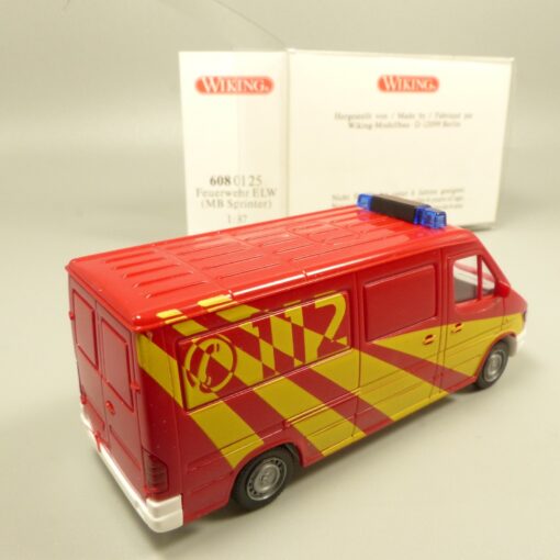 Wiking 1:87 6080125 MB Sprinter Feuerwehr ELW in OVP EX7488 – Bild 3