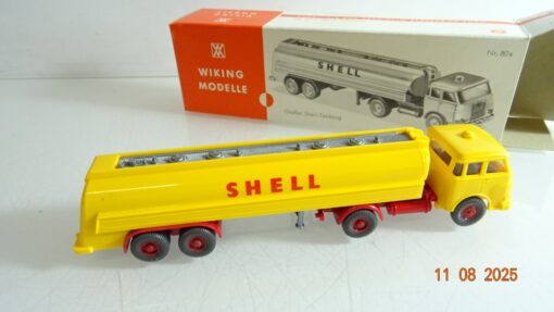 Wiking 1:87 80 s MAN großer Shell Tankzug in OVP RR2666 – Bild 3
