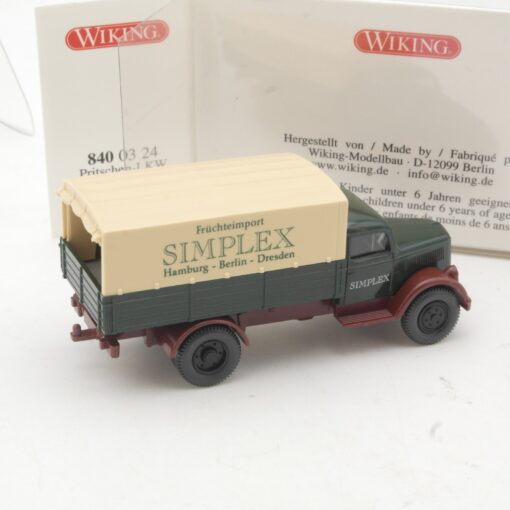 Wiking 1:87 840 03 24 Opel Blitz Pritsche Simplex in OVP RR3160 – Bild 3