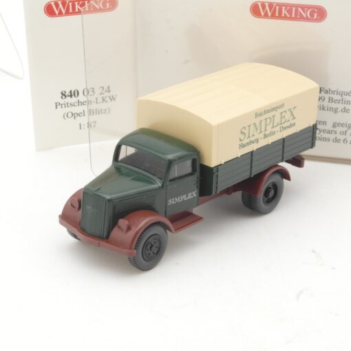 Wiking 1:87 840 03 24 Opel Blitz Pritsche Simplex in OVP RR3160