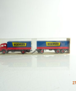 Wiking 1:87 H0 455 MB 1632 Fernlastzug Heckewerth in OVP TF964