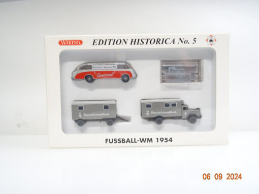 Wiking 1:87 H0 Edition Historica No. 5 Fussball-WM 1954 in OVP TF1017