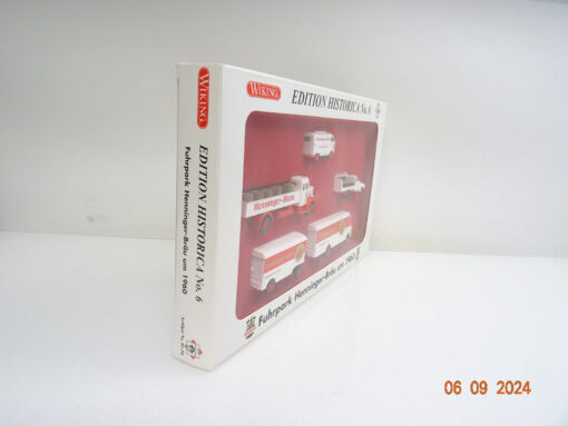 Wiking 1:87 H0 Edition Historica No. 6 Fuhrpark Henninger- Bräu in OVP TF1018 – Bild 3