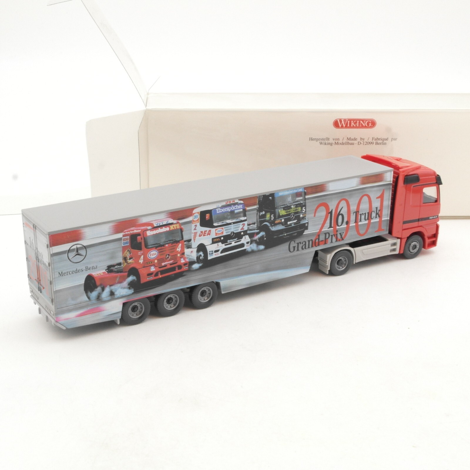 Wiking 1:87 MB Sattelzug 16. Truck Grand Prix 2001 in OVP RA6735 – Bild 3