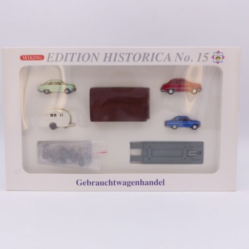 Wiking 1:87 PMS 166632 Historica No. 15 Gebrauchtwagenhandel Set 1 in OVP EX6730