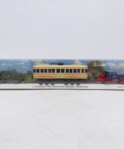 Wiking 1:87 PMS 171829 2 x Hanomag ST 100 mit Straßenbahn in OVP EX8447