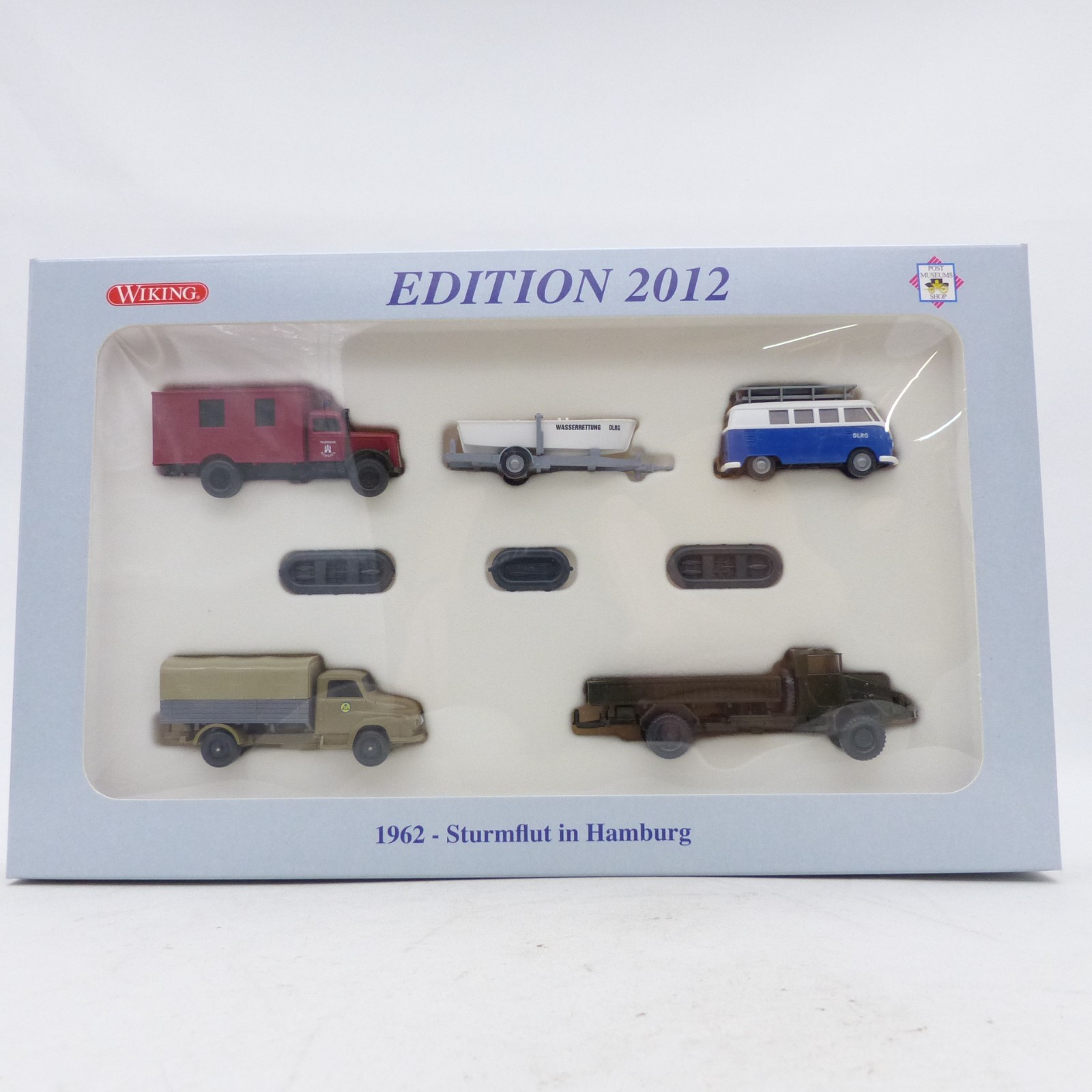 Wiking 1:87 PMS 173635 Edition 2012 - 1960 Sturmflut in Hamburg in OVP EX8607