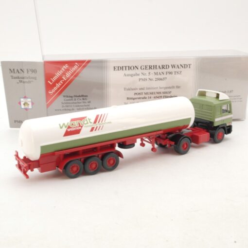 Wiking 1:87 PMS 250657 MAN F90 Tanksattelzug Wandt neuwertig in OVP RG8087 – Bild 3