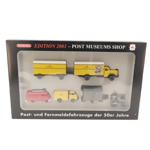 Wiking 1:87 PMS 80-07 Edition 2003 Post u Fernmeldefahrzeuge in OVP RR1614