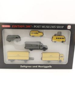Wiking 1:87 PMS 80-12 Edition 2007 Fahrzeug-Set der Deutschen Post in OVP RR1618