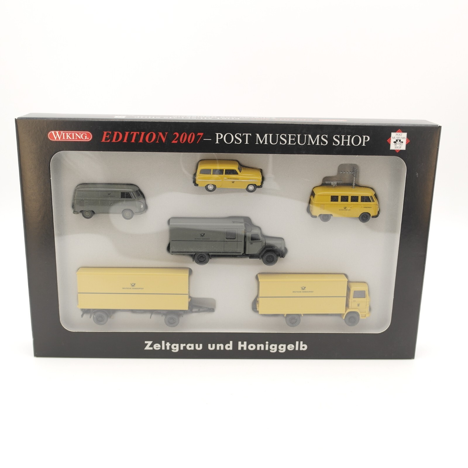 Wiking 1:87 PMS 80-12 Edition 2007 Fahrzeug-Set der Deutschen Post in OVP RR1618