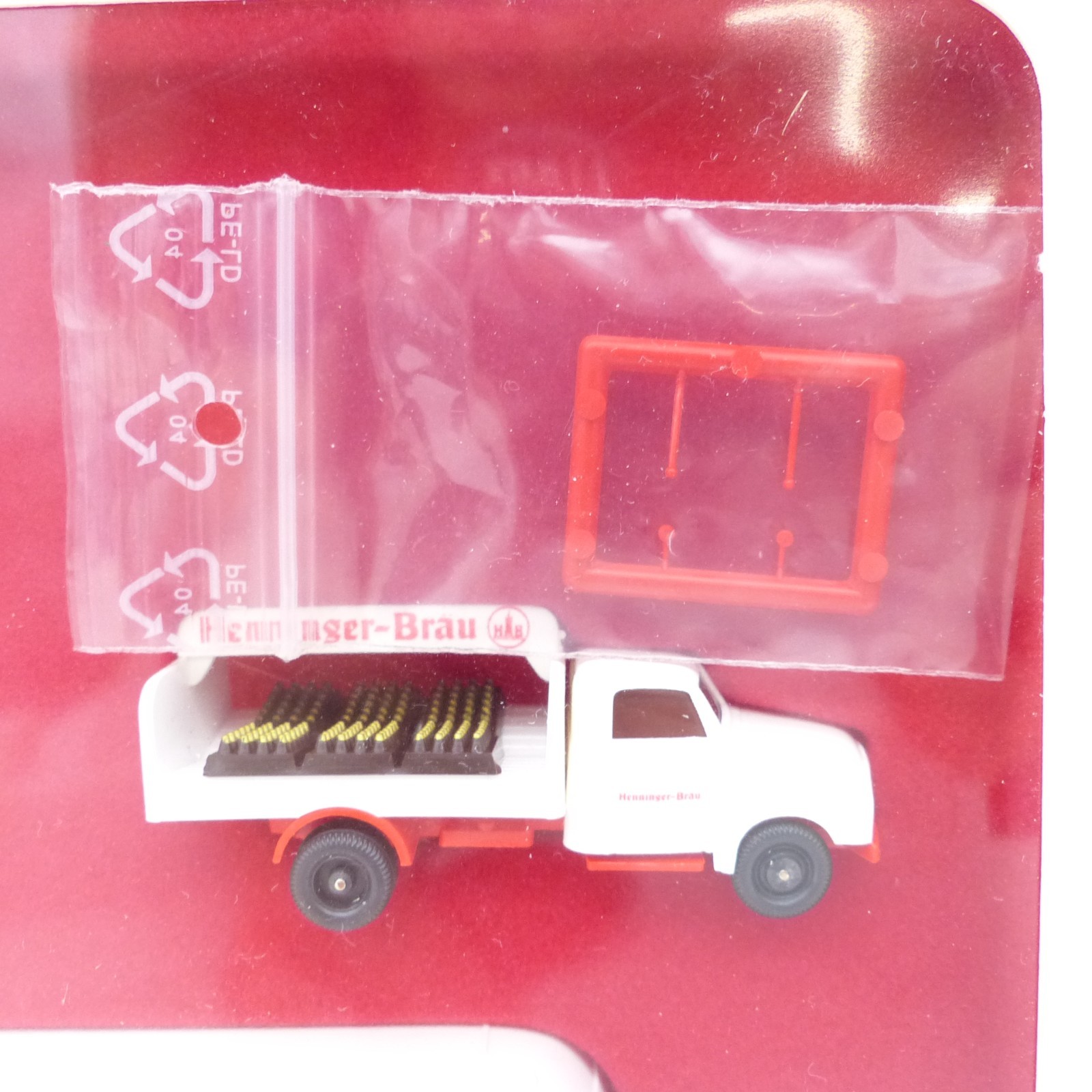 Wiking 1:87 PMS 81-24 4er-Set Fuhrpark Henninger-Bräu um 1960 in OVP EX8502 – Bild 3