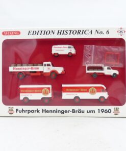 Wiking 1:87 PMS 81-24 4er-Set Fuhrpark Henninger-Bräu um 1960 in OVP EX8502