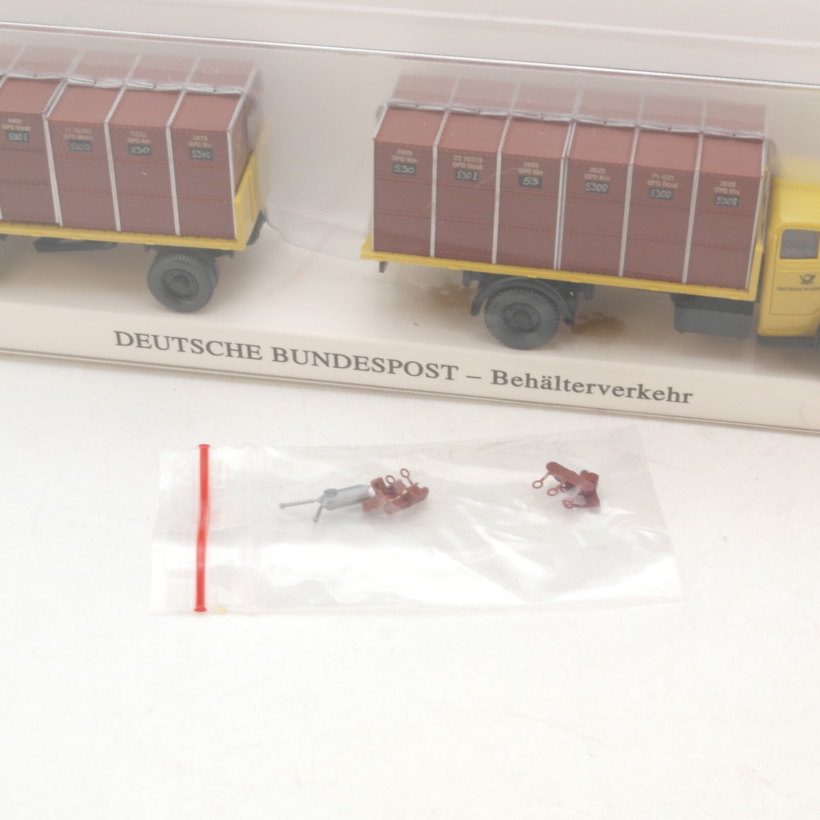 Wiking 1:87 PMS 82-22 MB 6600 Deutsche Bundespost Behälterverkehr in OVP RG9193 – Bild 4