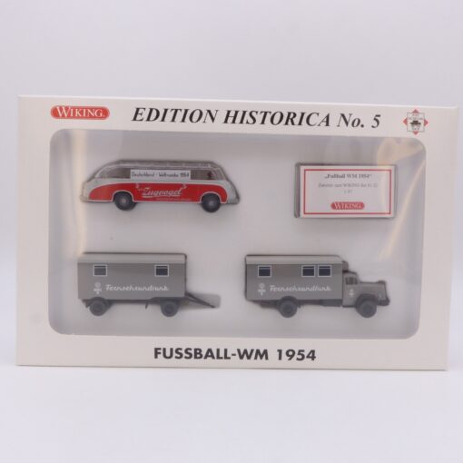 Wiking 1:87 Set PMS 81-22 Edition Historica No. 5 Fussball WM 1954 in OVP EX6732