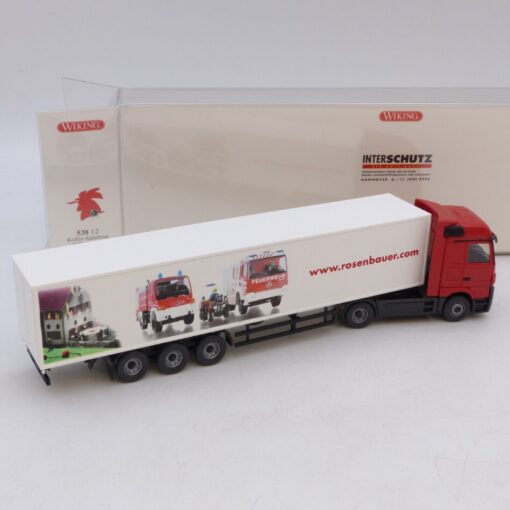 Wiking 1:87 SoMo.-Nr.: 53812 MB Actros Sattelzug Rosenbauer, in OVP EB8328 – Bild 3