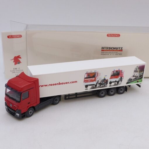 Wiking 1:87 SoMo.-Nr.: 53812 MB Actros Sattelzug Rosenbauer, in OVP EB8328