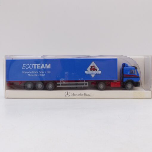 Wiking 1:87 Werbemodell: Mercedes Benz SK Sattelzug ECOTEAM, in OVP EB8465 – Bild 4