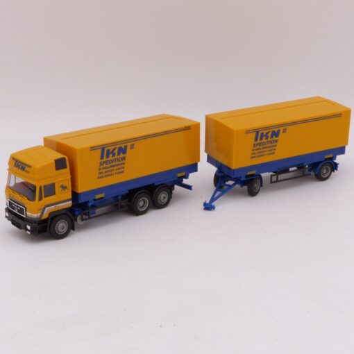AMW / AWM 1:87 MAN F90 HD Hängerzug TKN Spedition - rar, siehe Bilder o. EX100