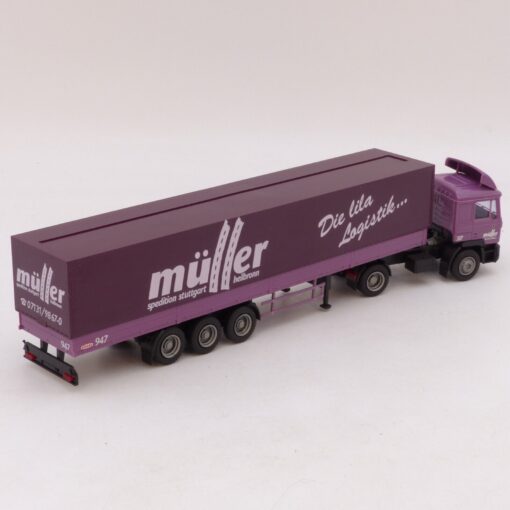 AMW / AWM 1:87 MAN F90 Sattelzug Müller Die lila Logistik, siehe Bilder o.EB9698 – Bild 3
