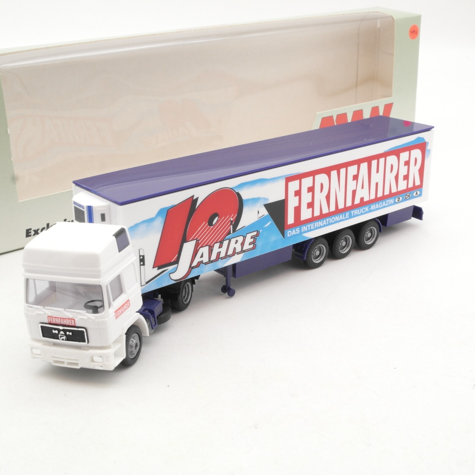 AMW / AWM 1:87 Nr.: 5000-2 MAN F90 Sattelzug 10 Jahre Fernfahrer, in OVP RA7805