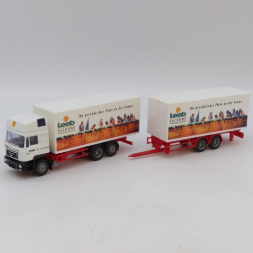 AMW / AWM 1:87 Nr.: 70752 MAN F90 Hängerzug Leeb Balkone, siehe Bilder o. EB7947