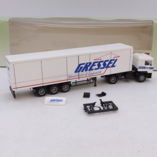 AWM / AMW 1:87 Nr.: 5564.01 MAN F90 Sattelzug GRESSEL, in EVP EB7696 – Bild 3