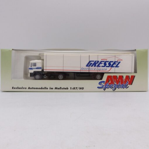 AWM / AMW 1:87 Nr.: 5564.01 MAN F90 Sattelzug GRESSEL, in EVP EB7696 – Bild 4