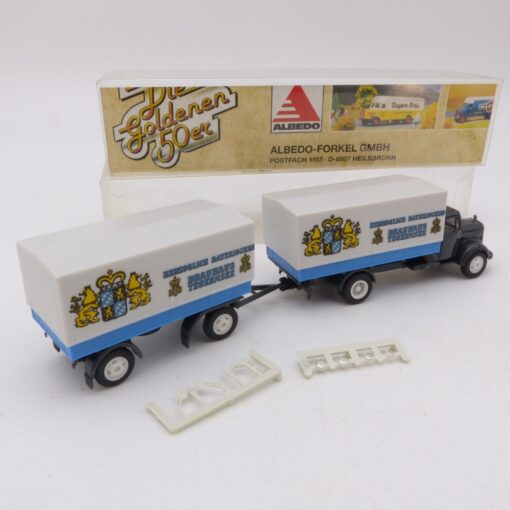 Albedo 1:87 MB 311 Hängerzug Brauhaus Tegernsee in OVP EX6875 – Bild 3