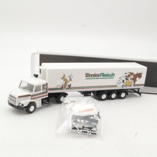 Albedo 1:87 Werbemodell Scania Sattelzug Tönnies Fleisch in OVP RR608