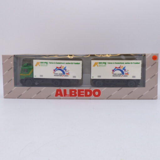 Albedo / Herpa 1:87 Nr.: 200320 MAN F90 Hängerzug August König, in OVP EB1796 – Bild 4