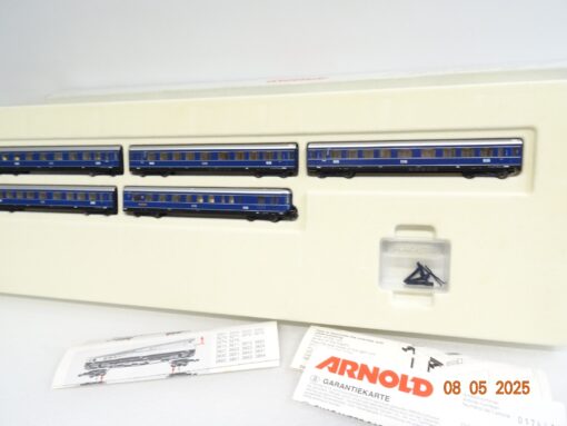 Arnold N 0174 Personenwagen-Set 5tlg. Blauer Enzian der DB in OVP JL605 – Bild 4