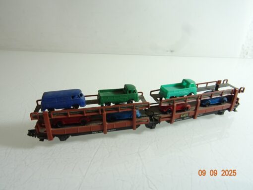Arnold N 0499 Autotransportwagen mit 7 PKW beladen RR3437 o. – Bild 3