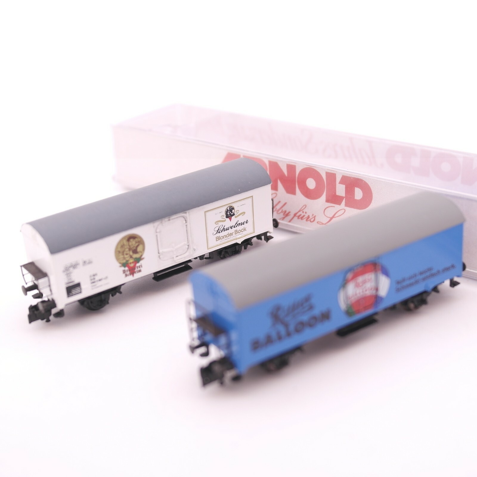 Arnold N 2 Kühlwagen Ritter Balloon und Schwelmer Blonder Bock in EVP RT5600