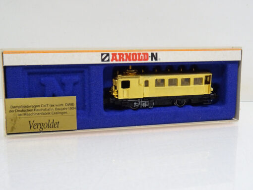Arnold N 2711 Dampftriebwagen Kittel vergoldet in OVP LE2958