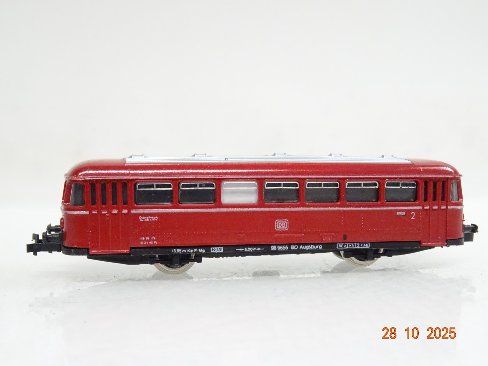 Arnold N 2912 Schienenbus Beiwagen VS 98 9655 der DB JL3909 o. – Bild 3