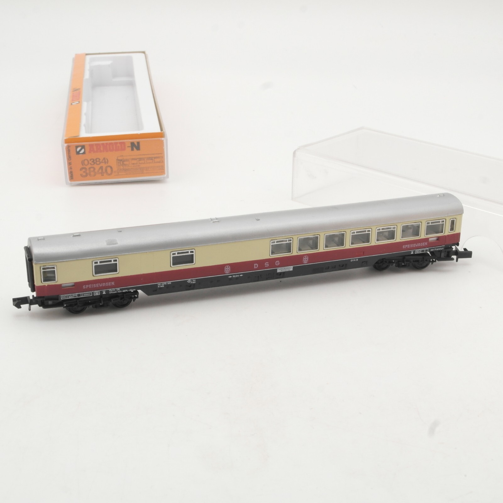 Arnold N 3840 TEE Speisewagen der DSG in OVP QR7951 – Bild 3