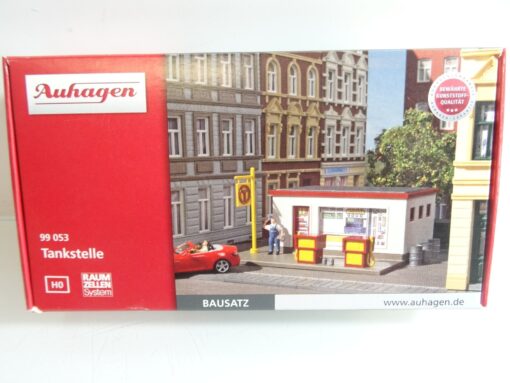 Auhagen H0 Bausatz 99053 Tankstelle neuwertig in OVP RR319 – Bild 3