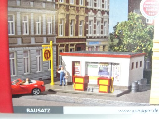Auhagen H0 Bausatz 99053 Tankstelle neuwertig in OVP RR319 – Bild 4