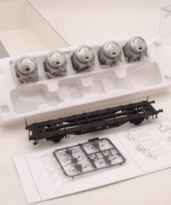 BRAWA H0 49109 Behältertragwagen BTmms58 der DB neuwertig in OVP QR130